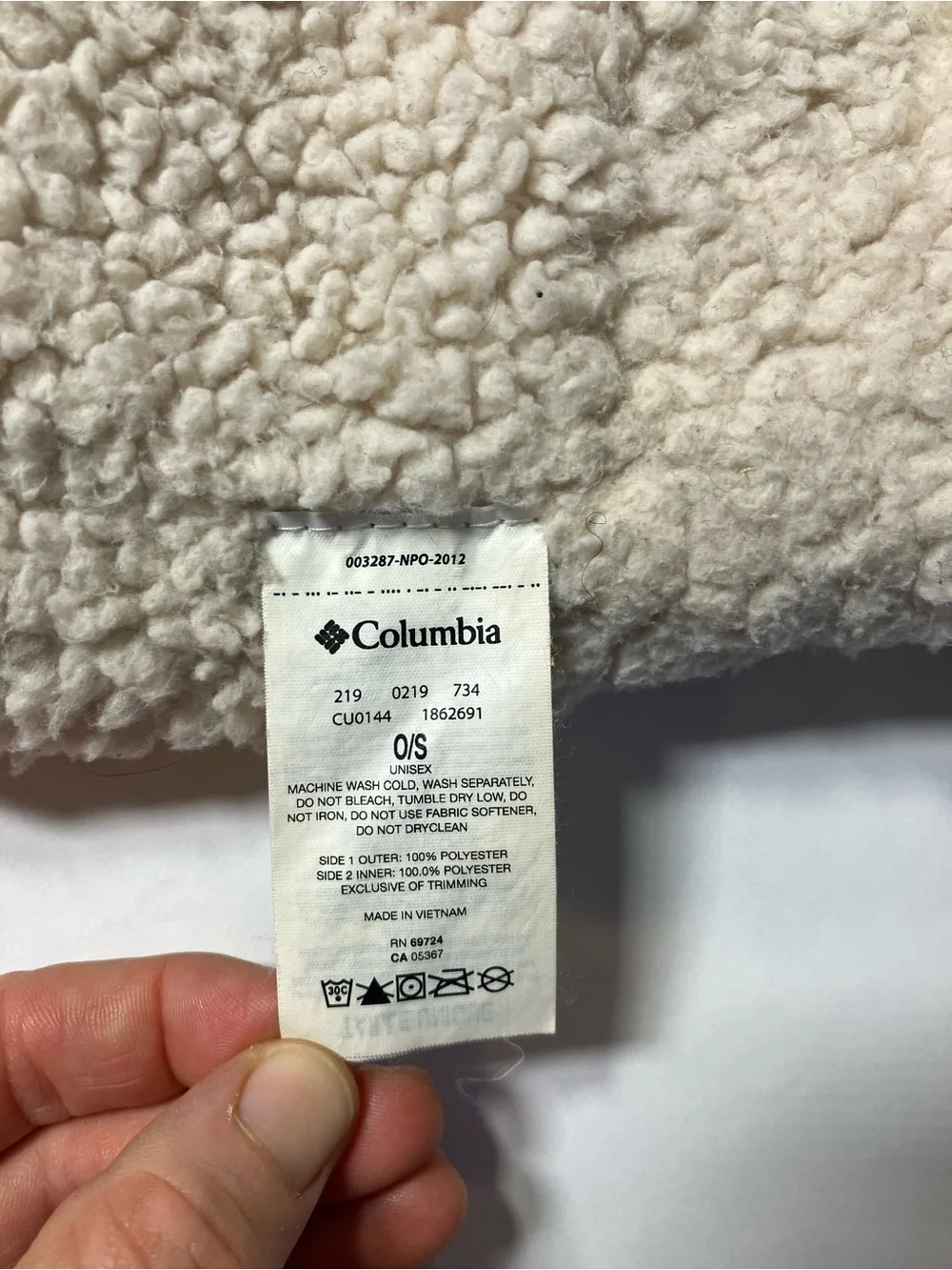 Columbia soft fleece
